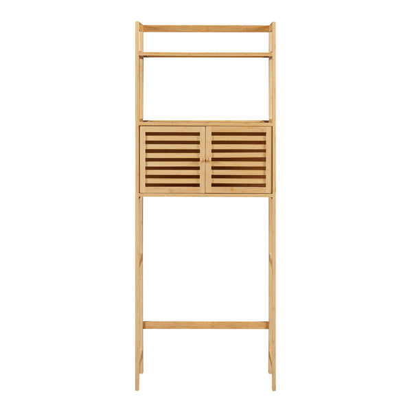 Koupelnová police Haugesund 158x60x26 cm bambus [en.casa]