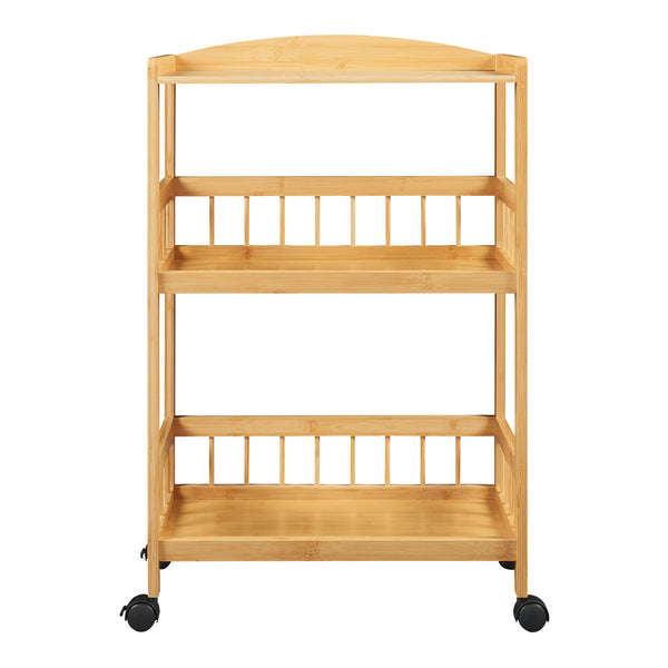 Servírovací vozík Huddinge 80x53x30 cm bambus [en.casa]