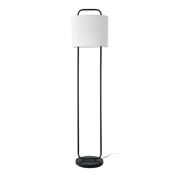 Stojací lampa Meløy Černá/Bílá [lux.pro]