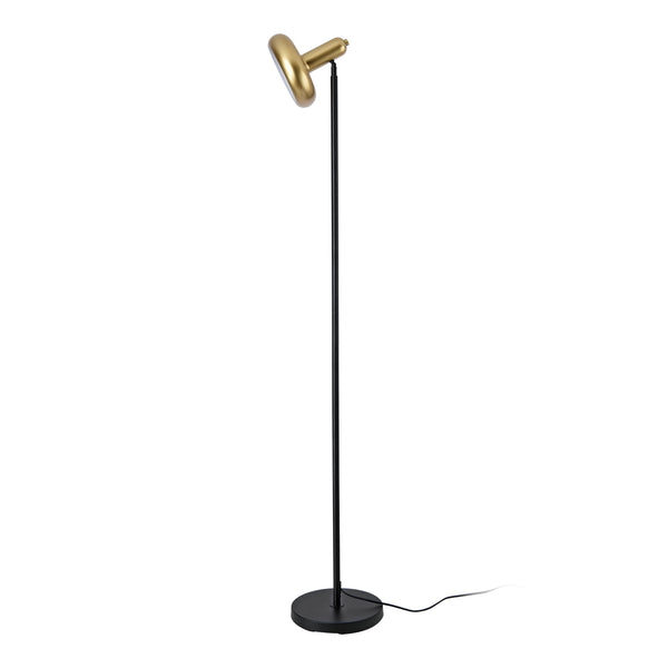 Stojací lampa Namsos kov černá/zlatá barva [lux.pro]