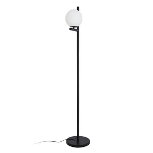 Stojací lampa Aberdaron Černá / Bílá [lux.pro]