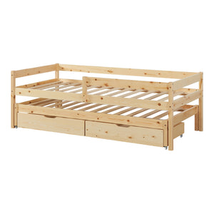 Dvojité dětské postele Sonkajärvi 90x200cm borovicové dřevo přírodní [en.casa]