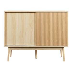 Sideboard Landskrona 115x40x90 cm dubový vzhled [en.casa]