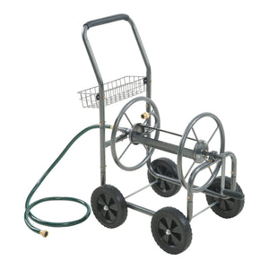 Hadicový vozík Gelibolu pro hadici 3/4 palce max. 65 m Šedý [pro.tec]