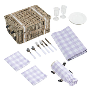 Piknikový koš Bisceglie pro 2 osoby Kompletní sada [casa.pro]