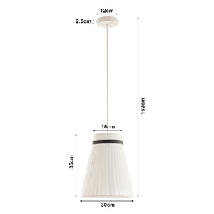 Závěsné svítidlo Broughton bílé [lux.pro]