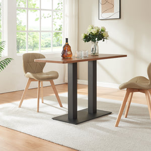 Stolní rám Vadejord ocel 70x40x73 cm černý [en.casa]