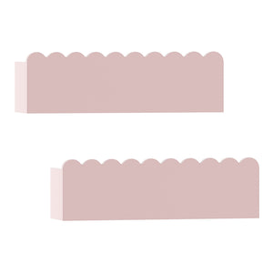 Dětský nástěnný regál 2dílná sada Vestnes 40x10x10 cm Cotton Candy [en.casa]