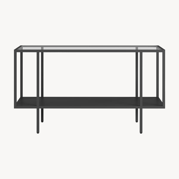 Konferenční stolek Nynna 90x50x50 cm Černý [en.casa]