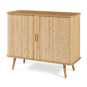Přístavný skříň Nordkapp 100x40x80 cm bambus [en.casa]