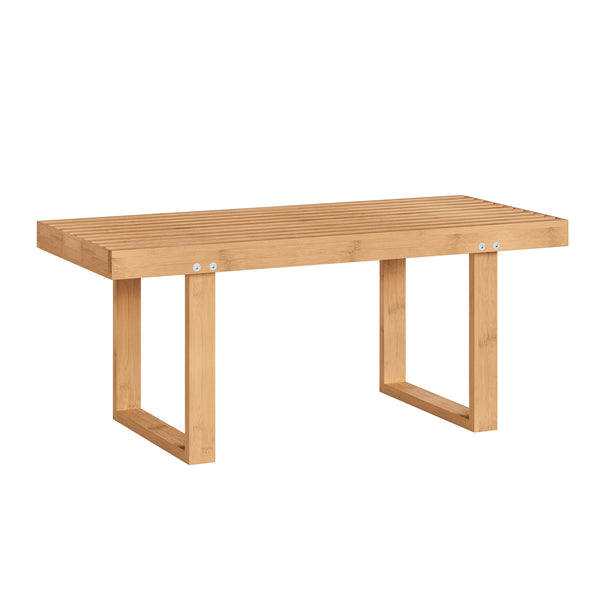 Lavice Aarela 91x41x38 cm bambus [en.casa]