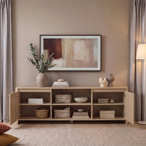 Televizní skříň Takranmaa 150x40x50 cm dubový dekor [en.casa]