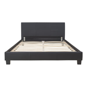 Corium® Moderní manželská postel "Barcelona" HTB-1005 - černá - 140 x 200 cm