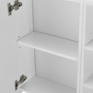 [en.casa] Skříňka se zrcadlem HARSTAD ABNW-6205 bílá