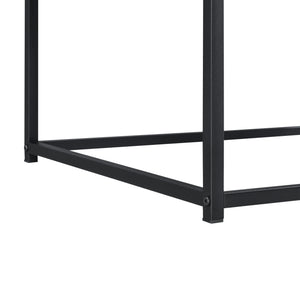 Konferenční stolek Esbjerg 100x55x45cm tmavý dřevěný odstín en.casa