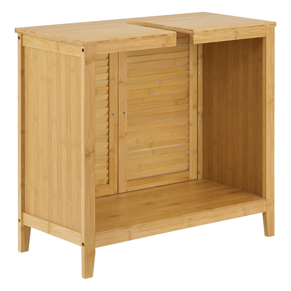 Skříňka pod umyvadlo z bambusu Värmdö 60x67x30cm [en.casa]