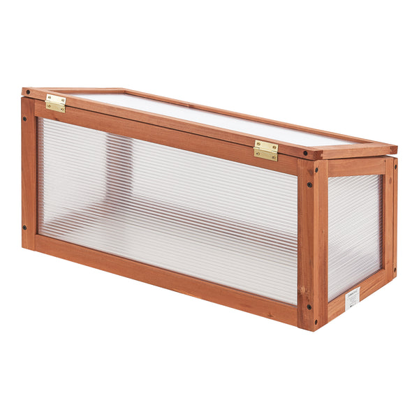 Skleník Laarbeek 60 x 30 cm borovicové dřevo [casa.pro]