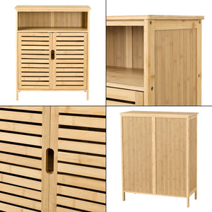 Bambus koupelnová skříňka Eslöv 81x65,5x31 cm [en.casa]