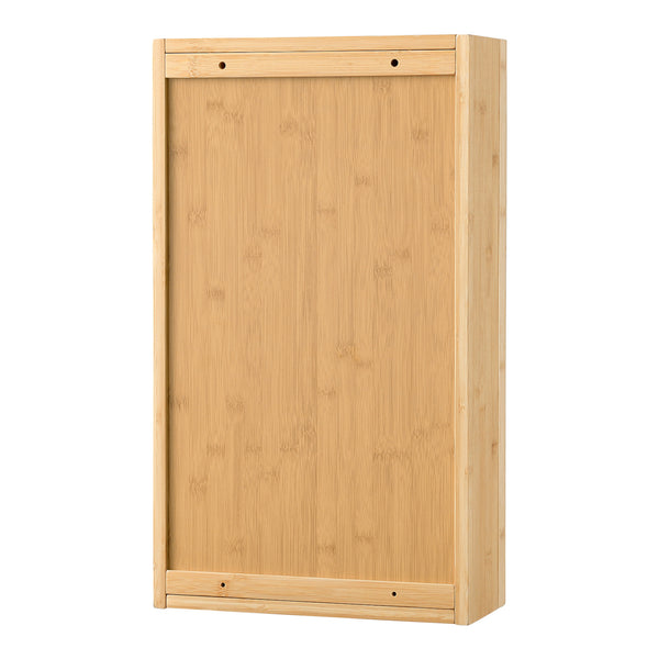 Zrcadlová skříňka Ikorfat 60,5 x 35 x 14 cm Bambus Přírodní [en.casa]