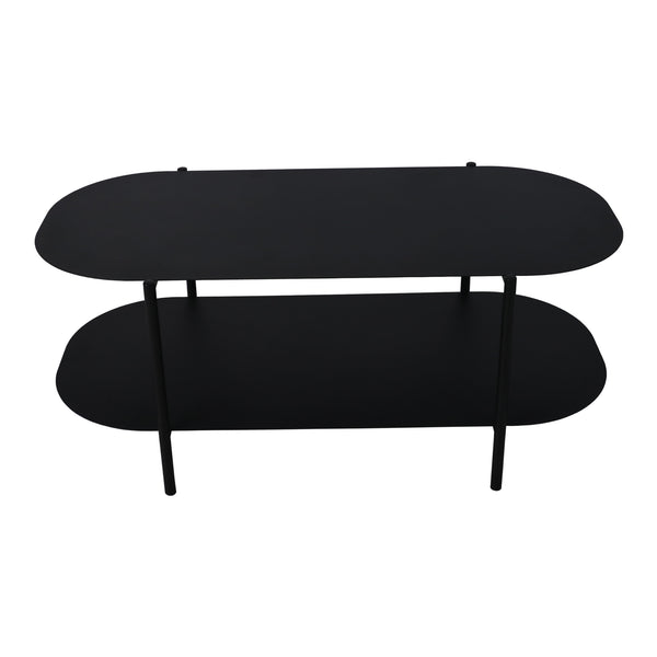 Konferenční stolek Enebakk 112x62x40,5 cm Černý, matný [en.casa]