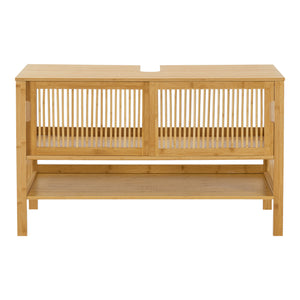 Skříňka pod umyvadlo Hvaler 60x100x45cm bambus [en.casa]