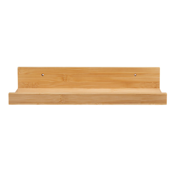 Sada nástěnných polic Gildeskål 3dílná sada 40x13x7cm bambus [en.casa]