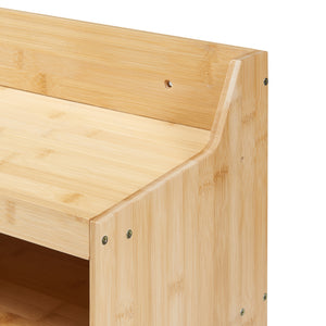 Organizér na nářadí Gjemnes 86x25x45 cm bambus [en.casa]