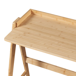Psací stůl Härryda bambus 107x47x81 cm přírodní [en.casa]