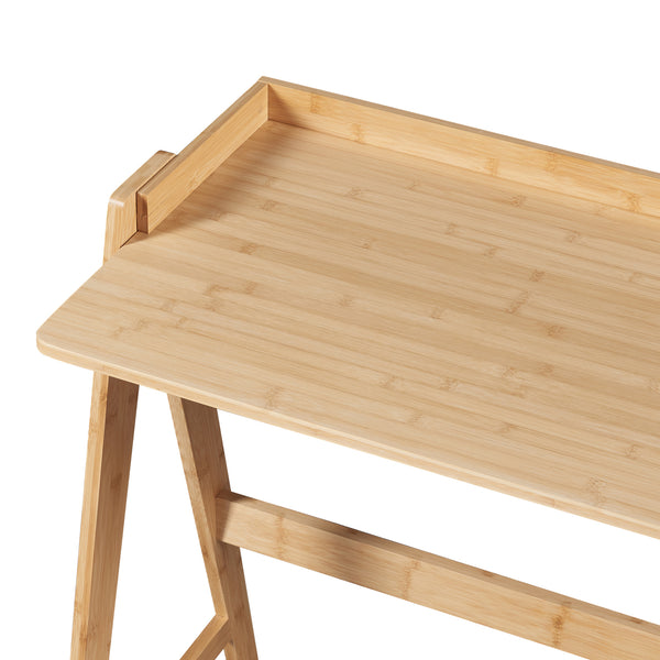 Psací stůl Härryda bambus 107x47x81 cm přírodní [en.casa]