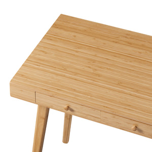 Psací stůl Hässleholm Bambus 100x50x75cm Přírodní [en.casa]