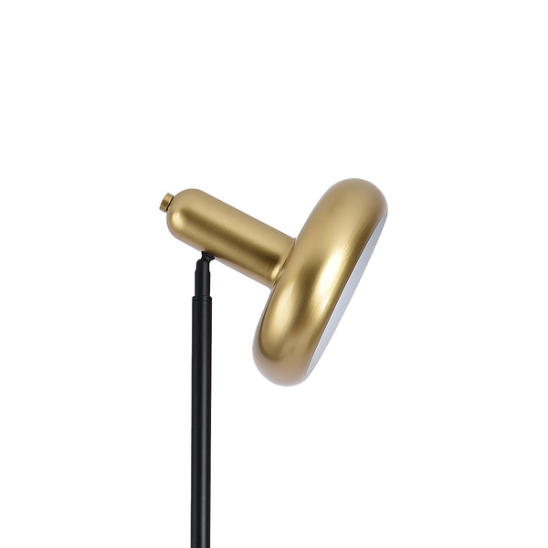 Stojací lampa Namsos kov černá/zlatá barva [lux.pro]