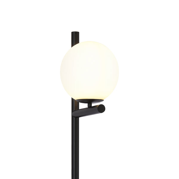 Stojací lampa Aberdaron Černá / Bílá [lux.pro]