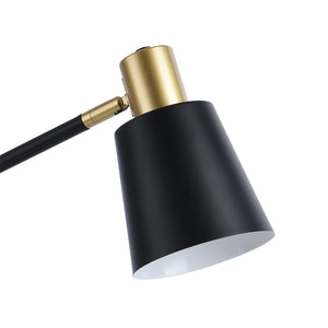 Stolní lampa Abergele Černá / Zlatá [lux.pro]