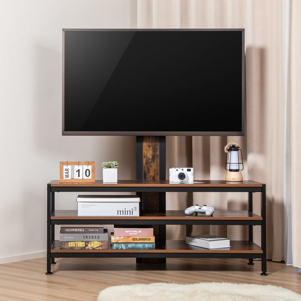 Držák na TV s televizním stolkem Stockholm 120x40x108 cm [pro.tec]