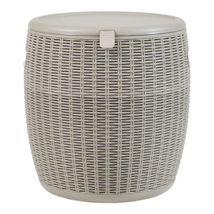 Chladicí box-stolička Avetrana 44xØ40 cm Světle hnědá [casa.pro]