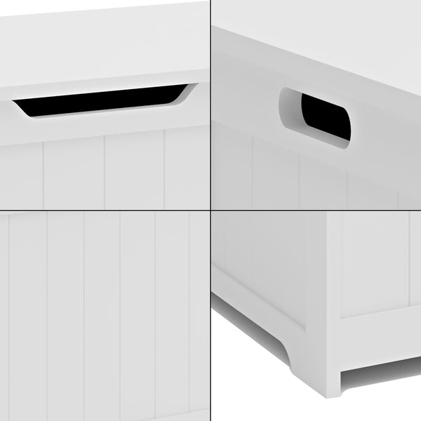 Box na hračky Podek 80x40x44,5 cm Bílá [en.casa]