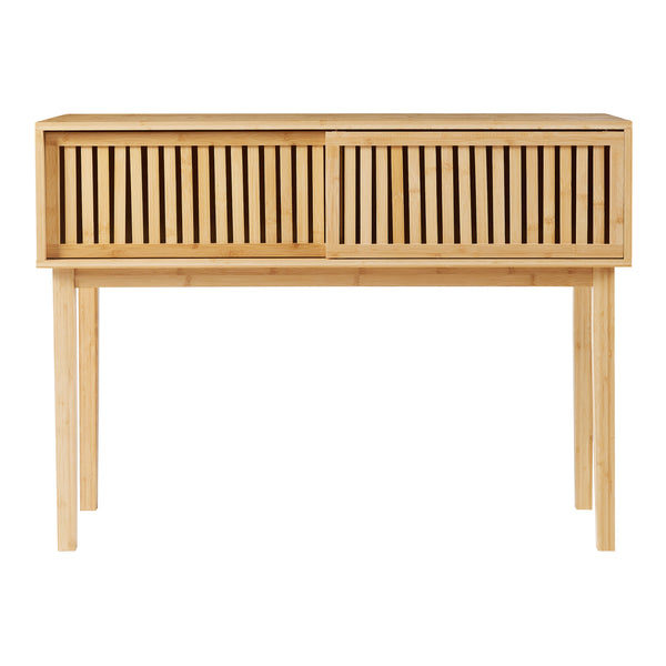 Konzolový stolek Ypäjä 110x39x81 cm Bambus [en.casa]