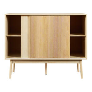 Sideboard Landskrona 115x40x90 cm dubový vzhled [en.casa]
