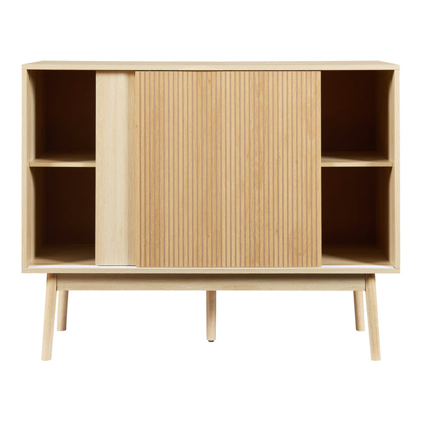 Sideboard Landskrona 115x40x90 cm dubový vzhled [en.casa]