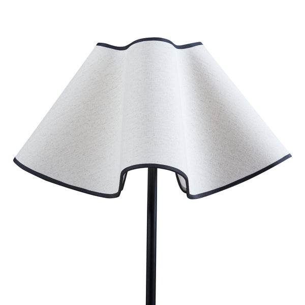 Stojací lampa Ashton 153cm Černá/Bílá [lux.pro]