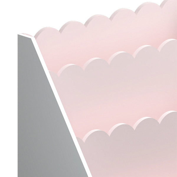 Dětský regál Vestnes 48x61x30 cm Cotton Candy/Bílá [en.casa]