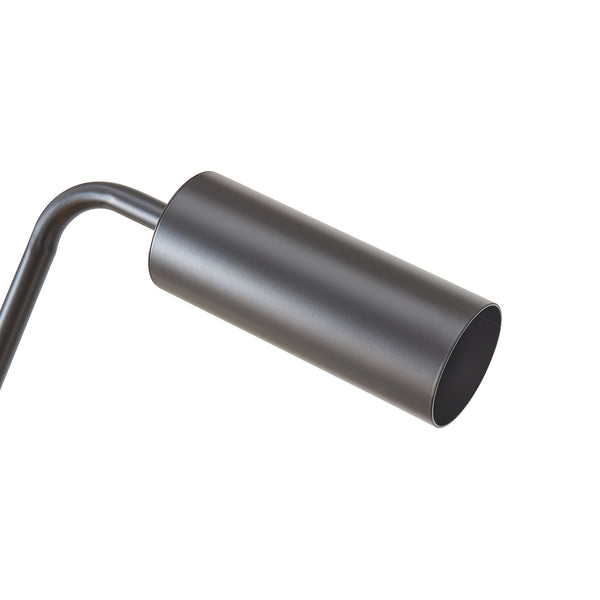 Stojací lampa Vatka GU10 kov černý / mramor, bílý [lux.pro]