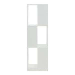 Otočné knihovny Fjelmarirg 109x34x34 cm Bílá [en.casa]