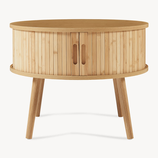 Noční stolek Nordkapp 45x60 cm bambus [en.casa]