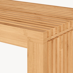 Botník Korjad 90x33x43 cm bambus [en.casa]