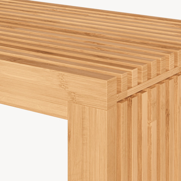 Botník Korjad 90x33x43 cm bambus [en.casa]