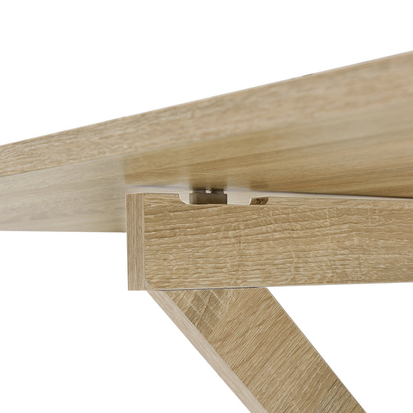 [en.casa] Sklopný psací stůl AABR-2301 100x60 cm dub sonoma