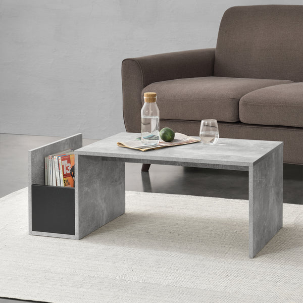 Konferenční stolek Bollnäs 90x45x35 cm s odkládacím prostorem různé barvy en.casa