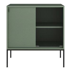 Sideboard Eidsvoll 80x45x85cm Zelená [en.casa]