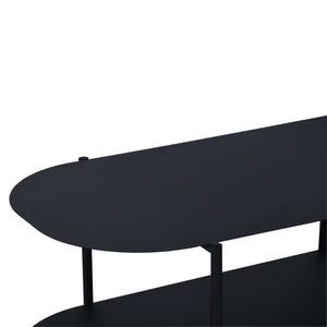 Konferenční stolek Enebakk 112x62x40,5 cm Černý, matný [en.casa]